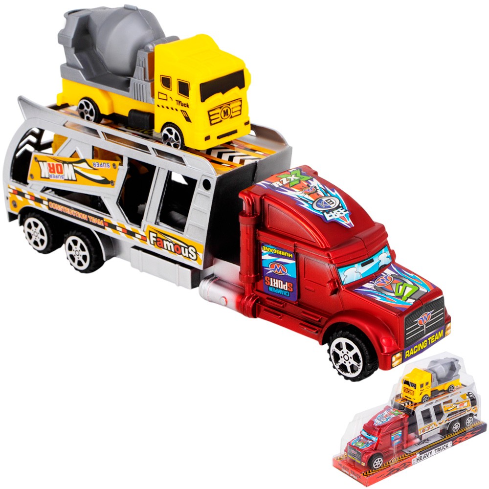 Автовоз инерционный 030-9 Городской транспорт п/к