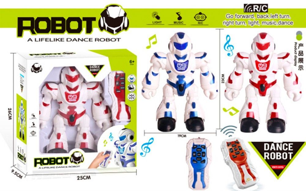 Робот на радиоуправлении 606-3 свет, звук в кор.