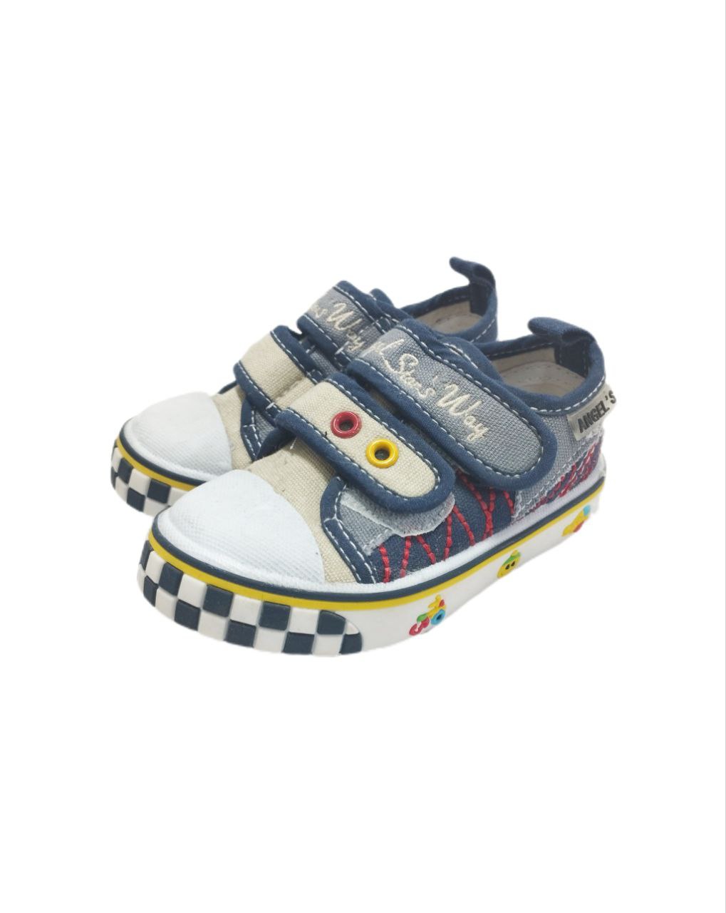 Кеды беж с синим р20