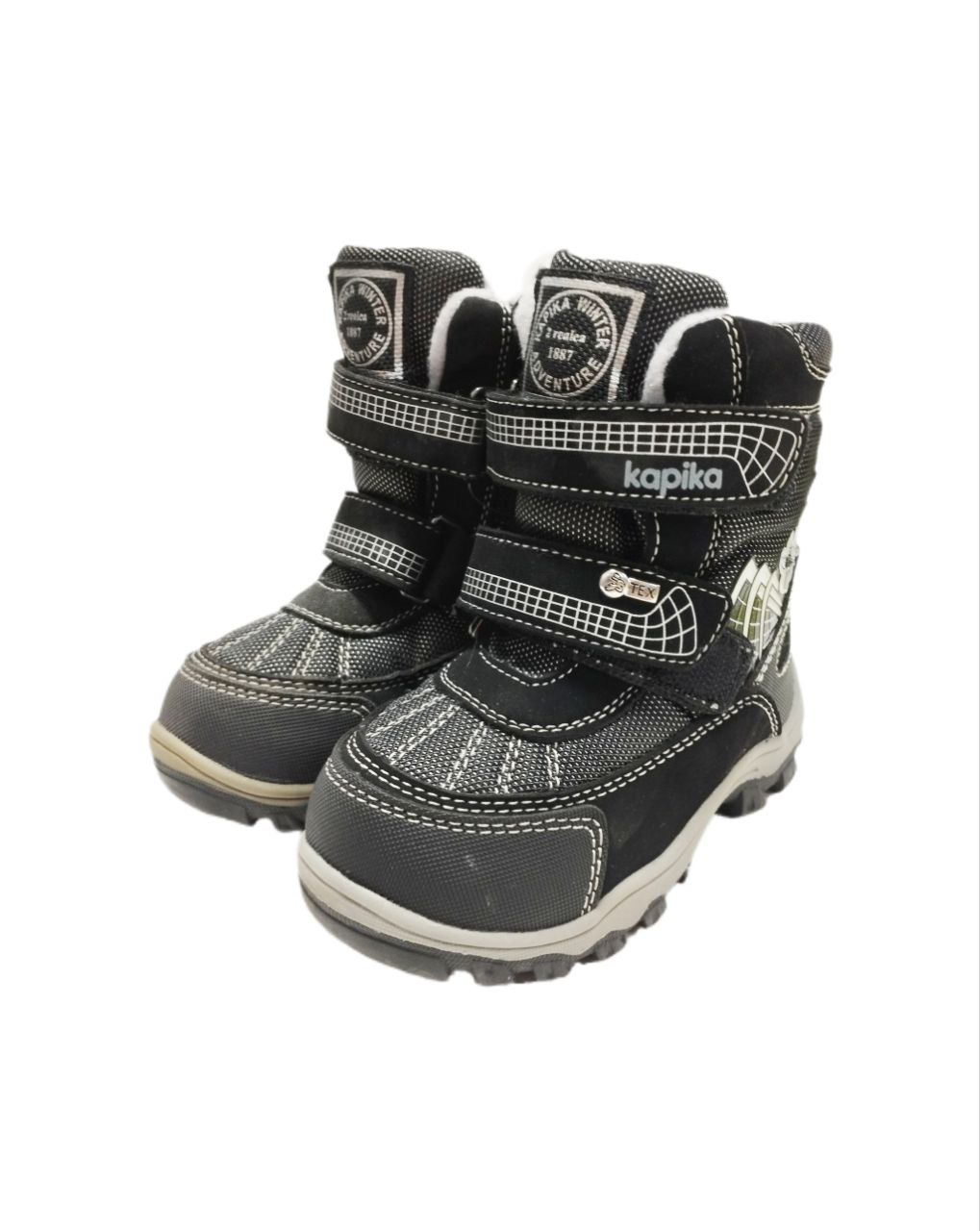 Капика Ботинки черный 41170-1 р25