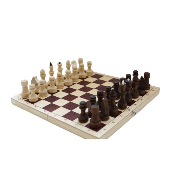 Шахматы турнирные  утяжеленные в комплекте с доской 400х200х55 ИН-6428