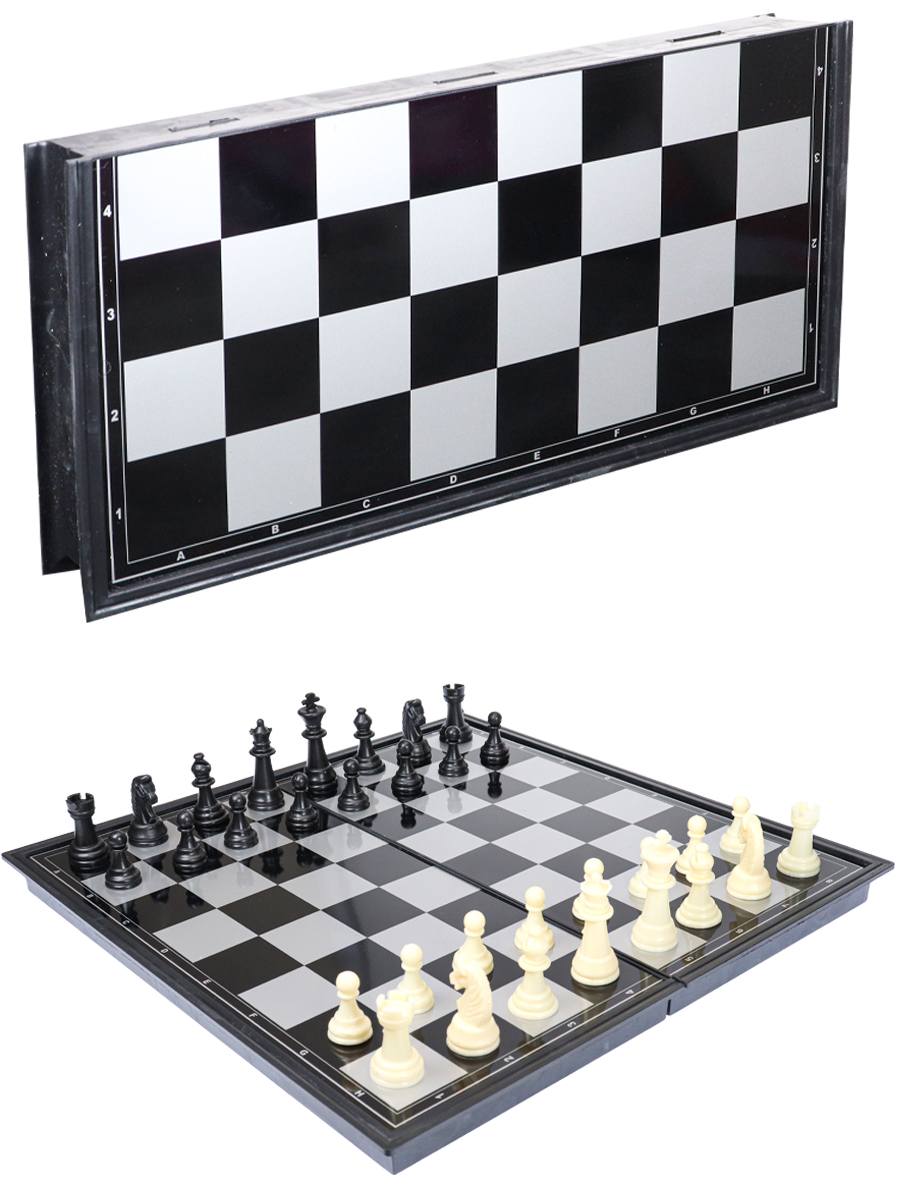 Шахматы пластиковые на магните (31.5х16х4.5 см) в коробке (Арт. AN02582)