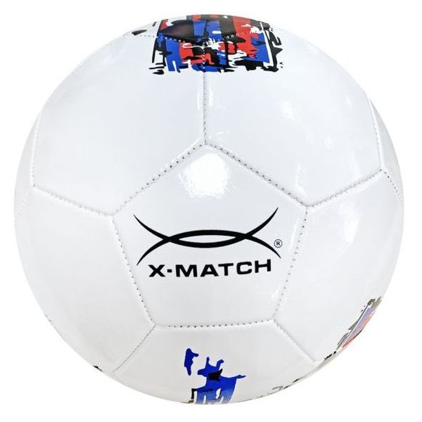 Мяч футбольный X-Match, 1 слой PVC, камера резина, машин.обр.