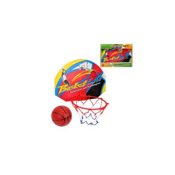 Набор для игры в баскетбол, щит 30*22 см, мяч, насос с иглой, крепление, коробка (Вид 1)