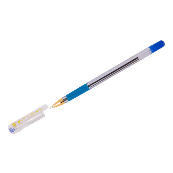 Ручка шарик синяя MunHwa MC Gold 0,5мм BMC-02