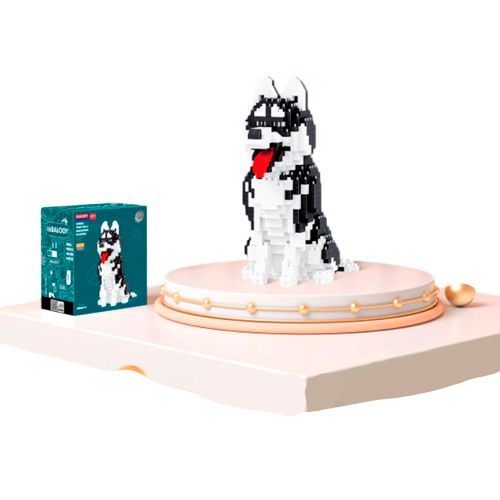 Конструктор 3D 18240/FCJ0788058 Собака 753 дет. в коробке