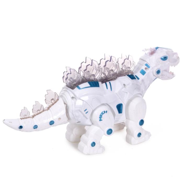 WOOW TOYS Игрушка на батарейках интерактивная Dinobot, stegosaurus, SL-05191   5468766 (Вид 3)