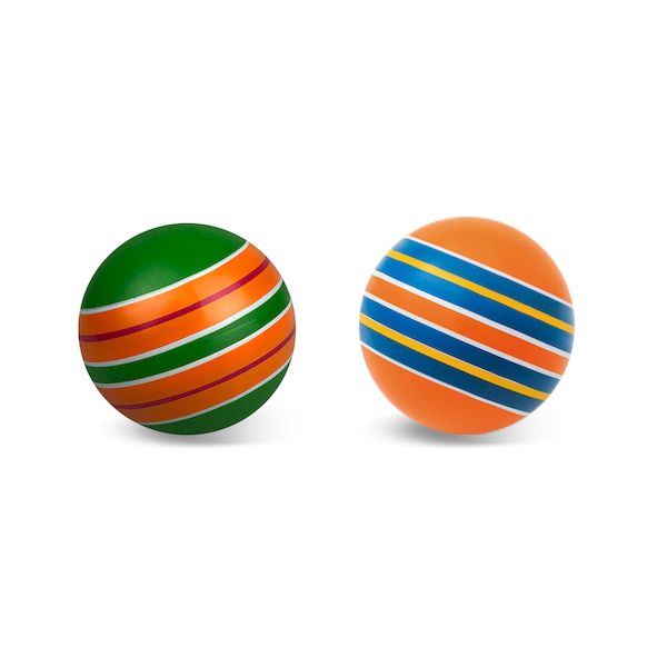 Мяч д. 125мм Серия Полосатики ручное окраш.  (тропинки) (Р3-125/По) (Вид 1)