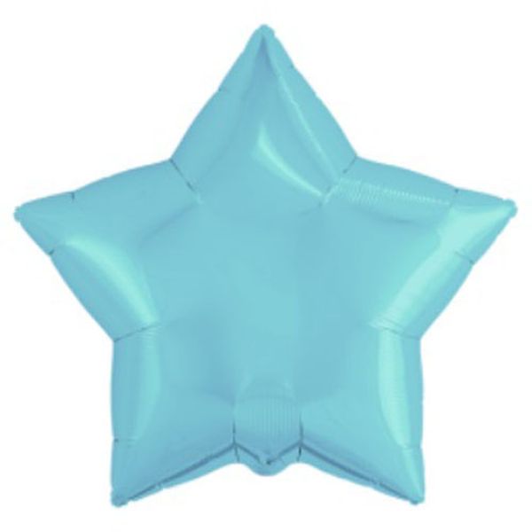 Шар Agura Звезда Нежно-голубой однотон (21д, 50см, 1 шт) ШВ-8606