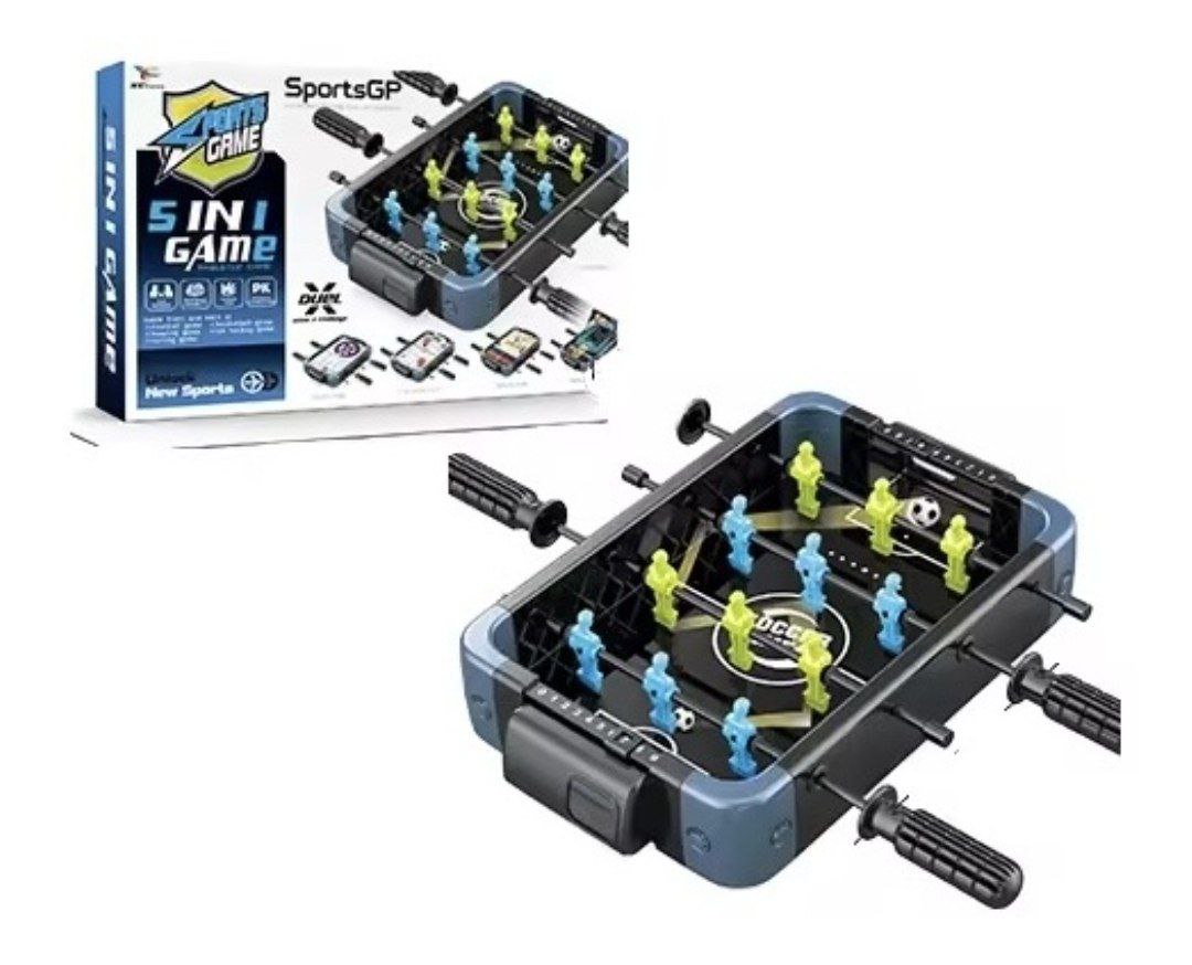 Настольная игра 5 в 1 (футбол,аэрохоккей,баскетбол,боулинг,тенис) арт.960-5