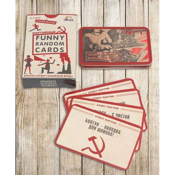 Игра для вечеринок Funny Random Cards Партийные. ТМ Игрополис ИН-0189