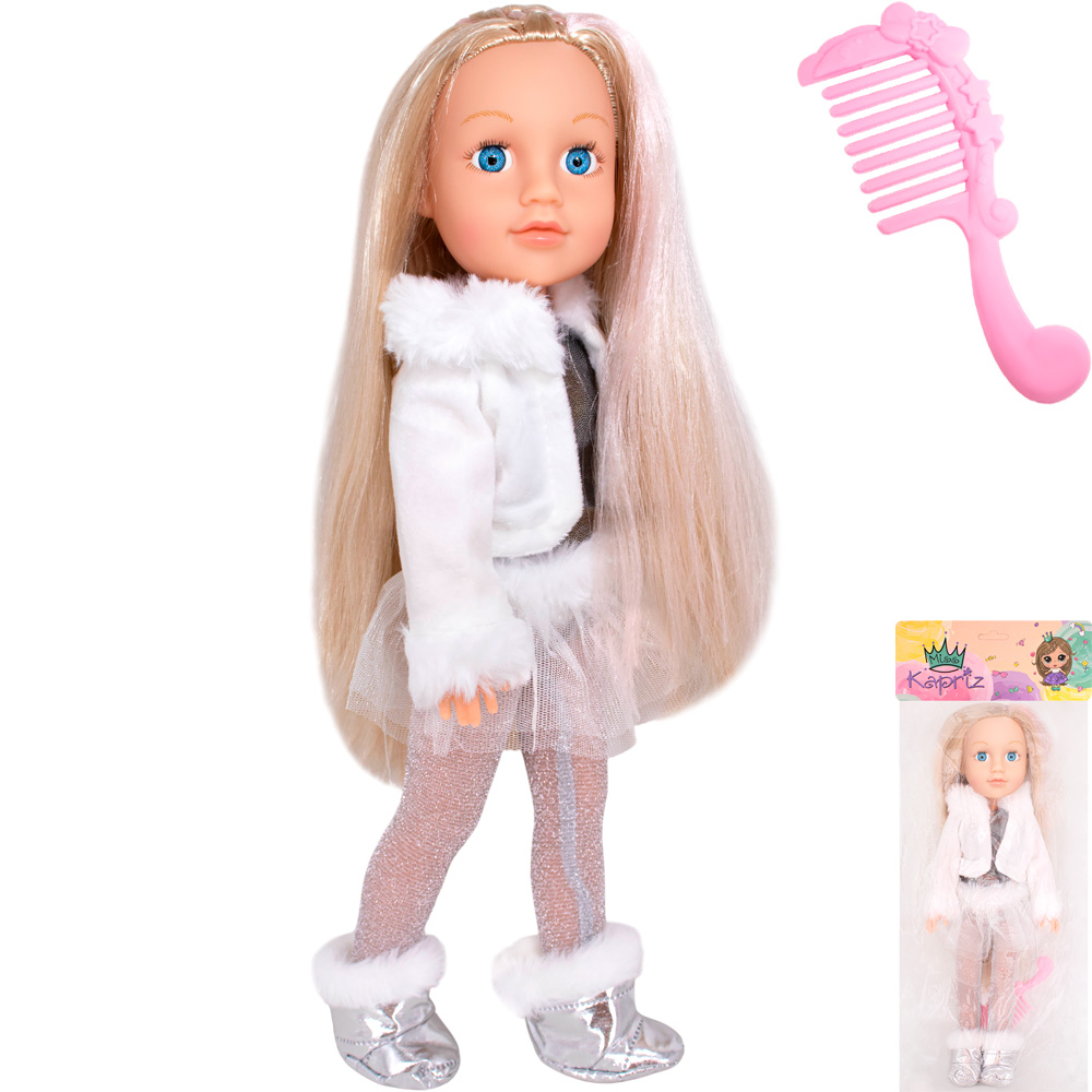 Кукла Miss Kapriz MK2540DK-E 40 см. в пак.