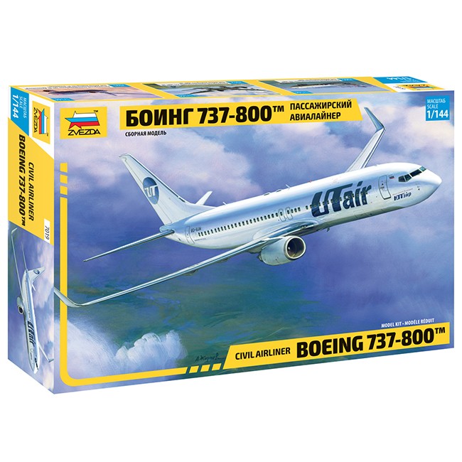 Сб.модель 7019ПН Самолет Боинг 737-800 (Вид 1)
