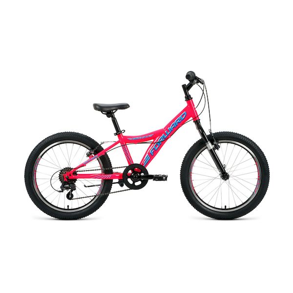 Велосипед 20 Forward Dakota 1.0 20-21 г (10,5 Розовый/Голубой/RBKW1J106004)