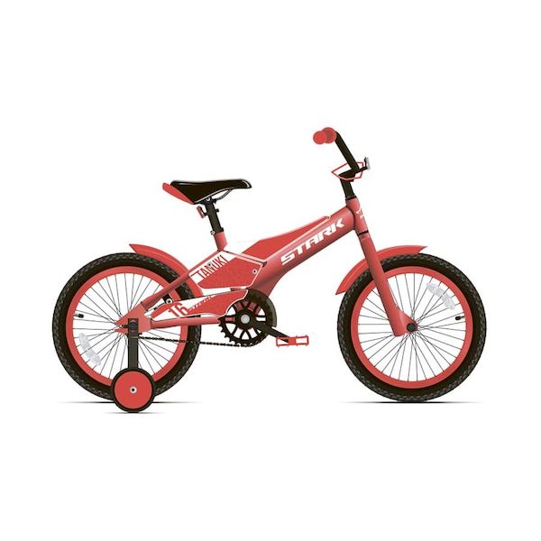 Велосипед Stark20 Tanuki 16 Boy красный/белый H000015183 (Вид 1)