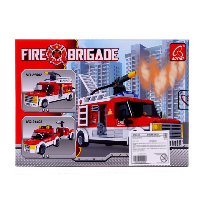 Конструктор Пожарная бригада Машина, 210 деталей 576142 (Вид 3)