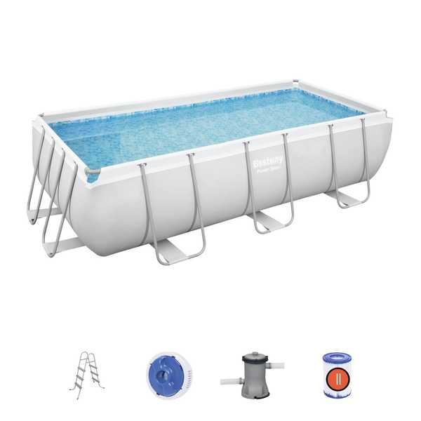 Прямоугольный бассейн с набором 404 см x 201 см x 100 см (Арт. 56441)