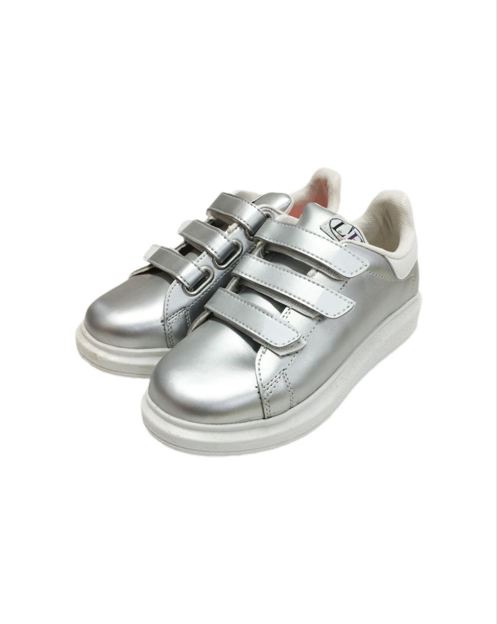 Кеды серые на 3 липах р32