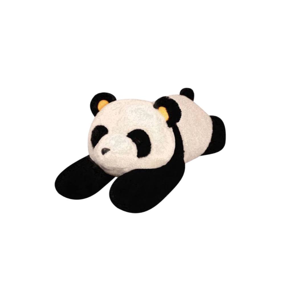 Мягкая игрушка Панда лежит (желтые лапки) 100см (Вид 1)