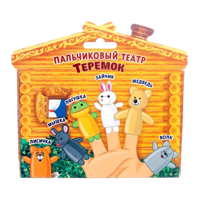 Пальчиковый театр Теремок (набор 6 шт)   1187305 (Вид 4)