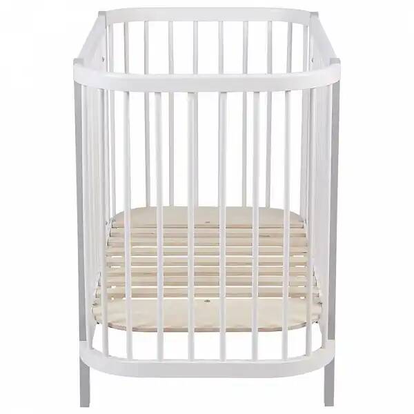 Кроватка детская Polini kids Simple 350, белый-серый (Вид 3)