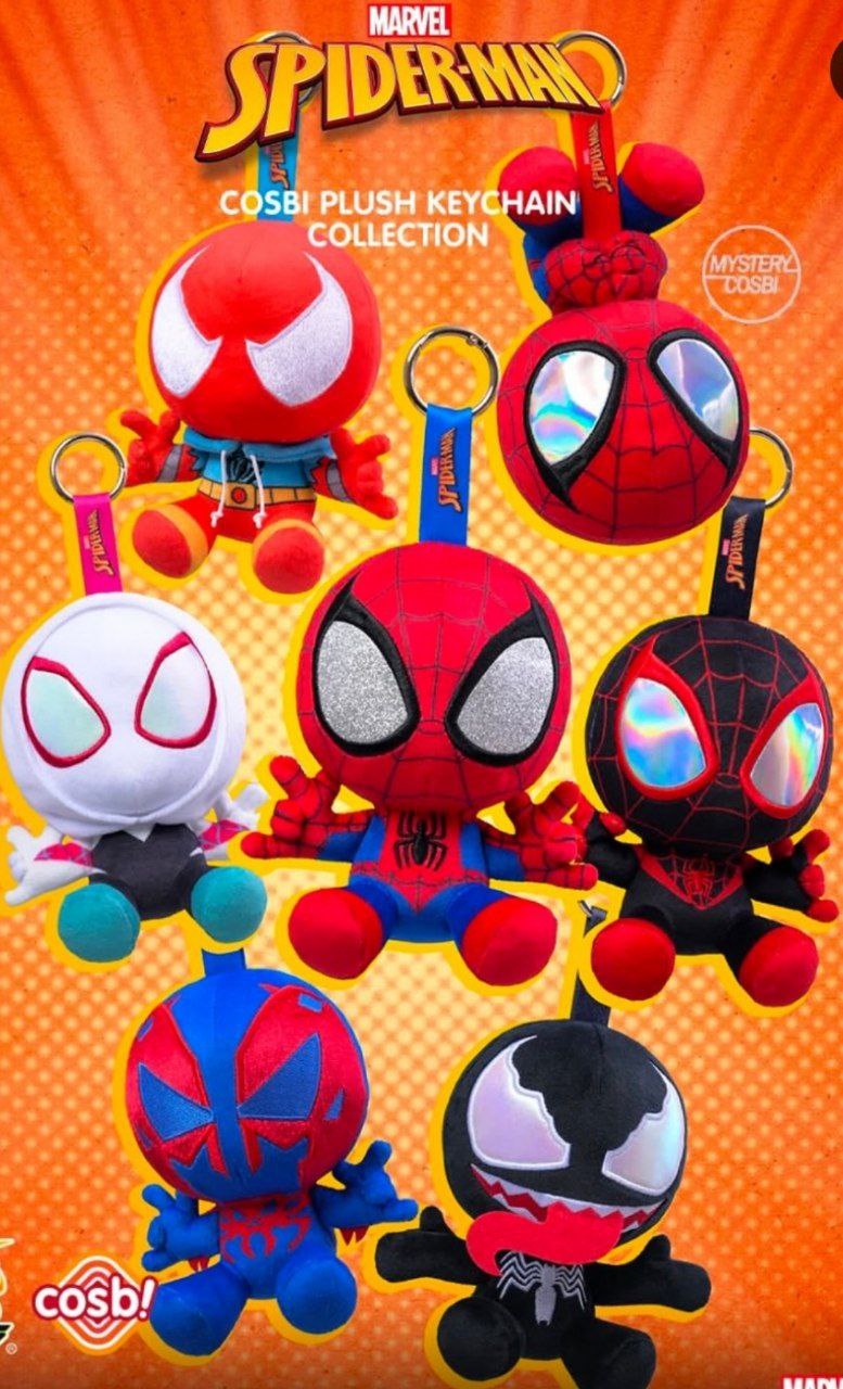 Мягкая игрушка-сюрприз spider-man