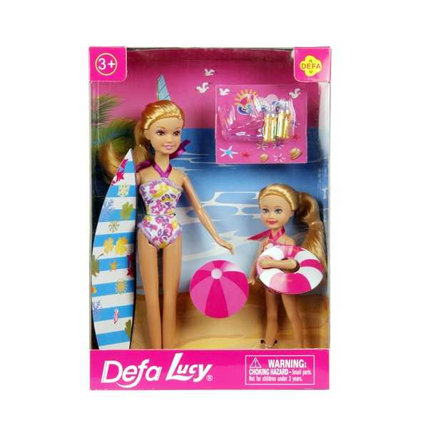 Кукла DEFA Lucy На пляже (22,5 см, 14 см, аксесс.) (Вид 2)