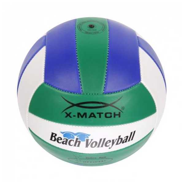 Мяч волейбольный X-Match зелен-син-белый, 2 слоя ПВХ (Вид 1)