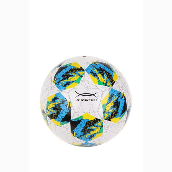Мяч футбольный X-Match, 1 слой PVC, 1.6 mm., пятиугольники (Вид 1)