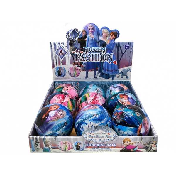 Куклы Frozen в шарах.1 упак*9 штук.Ø 9,5 см.Цена за упак.1/270/30/9.Арт.BX001-12 (Вид 1)