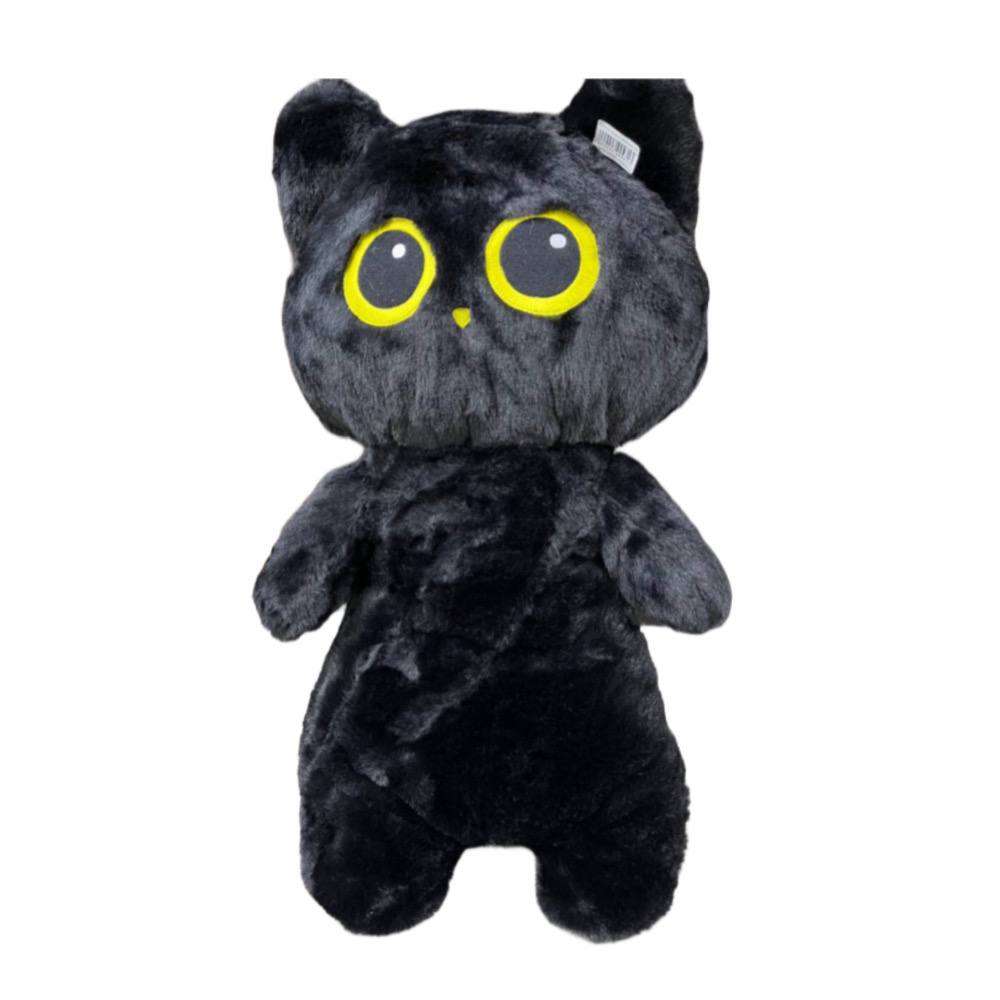 Мягкая игрушка Кот черный с большим  глазами 55см