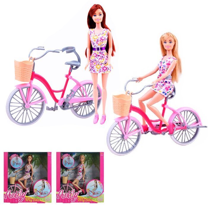 Кукла 99043 Anlily прогулка на велосипеде в кор. (Вид 1)