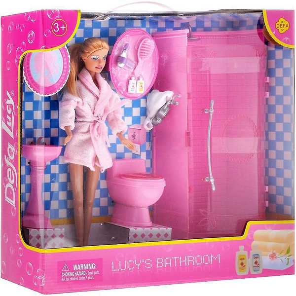 Кукла 8215 Ванная комната, в кор. Defa Lusy