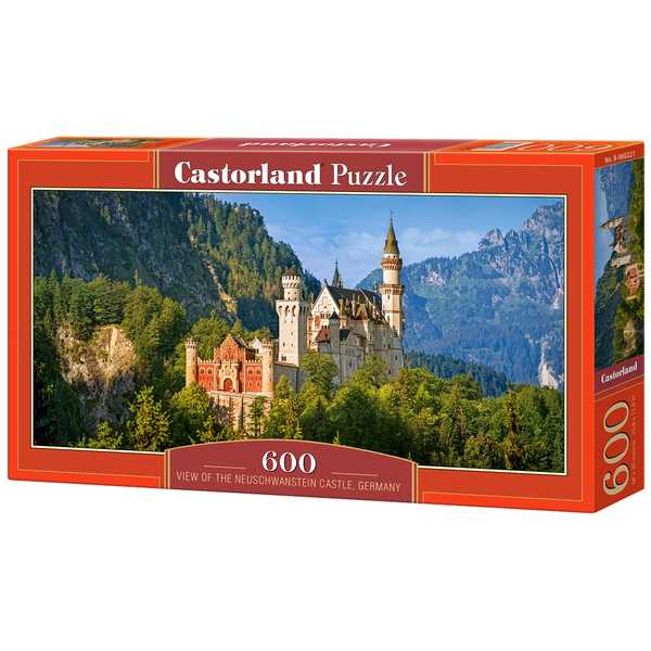 Пазл 600 Замок Нойшванштайн,Германия В-60221 Castor Land