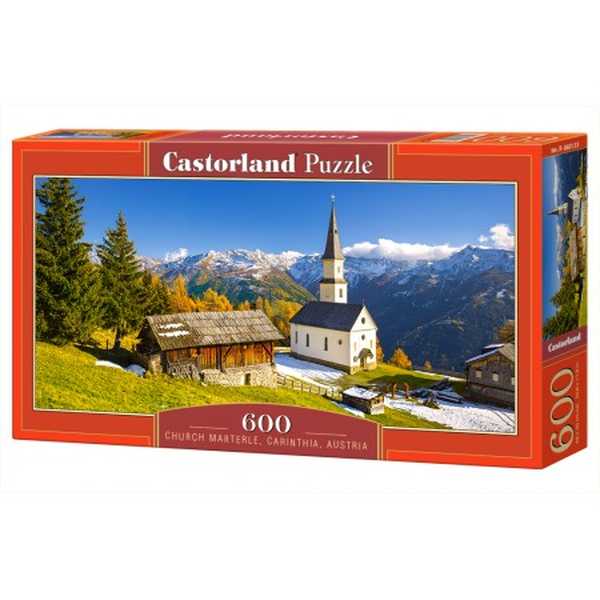 Пазл 600 Церковь в Альпах В-60153 Castor Land (Вид 1)