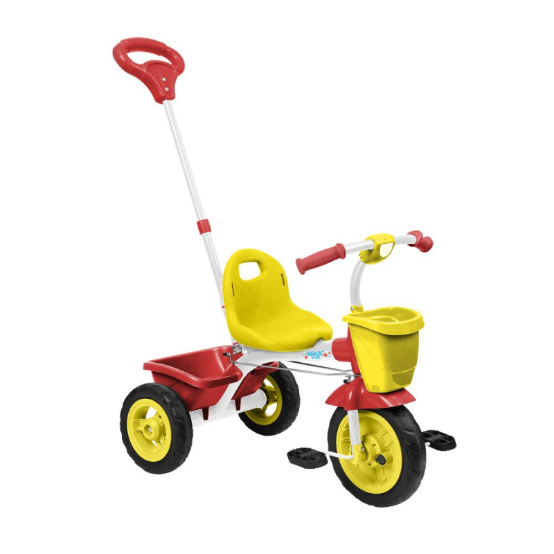 Велосипед трехколесный Ника ВДН2/1 красный с желтым