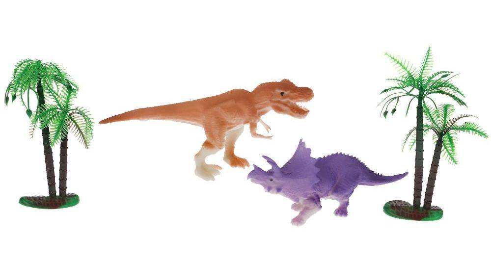 Игрушка пластизоль набор динозавров. меняют цвет в воде. пак. с хэдером. ИГРАЕМ ВМЕСТЕ в кор.2*160шт