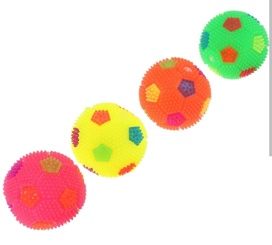 Мяч прыгун Веселый футбол, 6,5см, в ассортименте