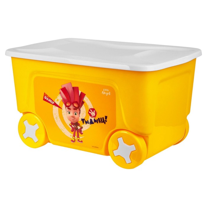 Ящик для хранения игрушек Фиксики на колесах, 50 л LA1323 7362011