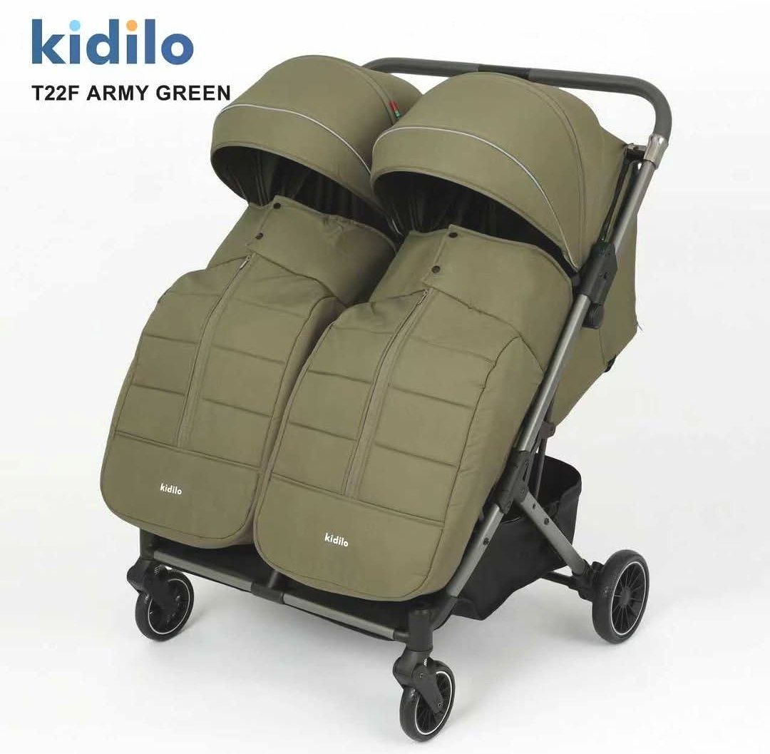Детская коляска,цвет зеленый  арт.T 22 F Kidilo