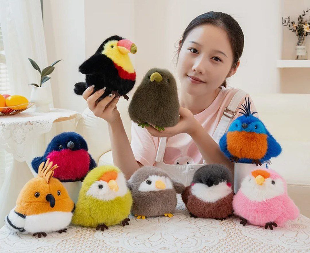 Мягкая игрушка птицы  ,12см