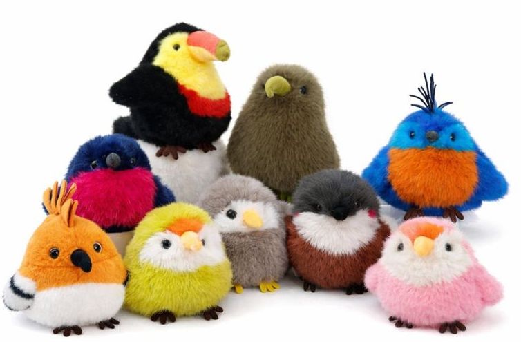 Мягкая игрушка птицы  ,12см