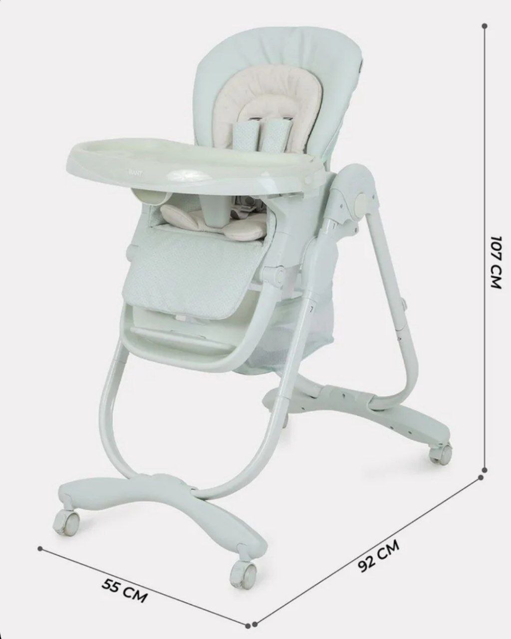 Стульчик для кормления CAFE RH300 Light Green (Вид 5)