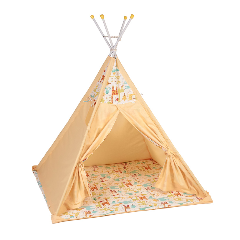 Палатка-вигвам детская Polini kids Жираф, желтый (Вид 5)