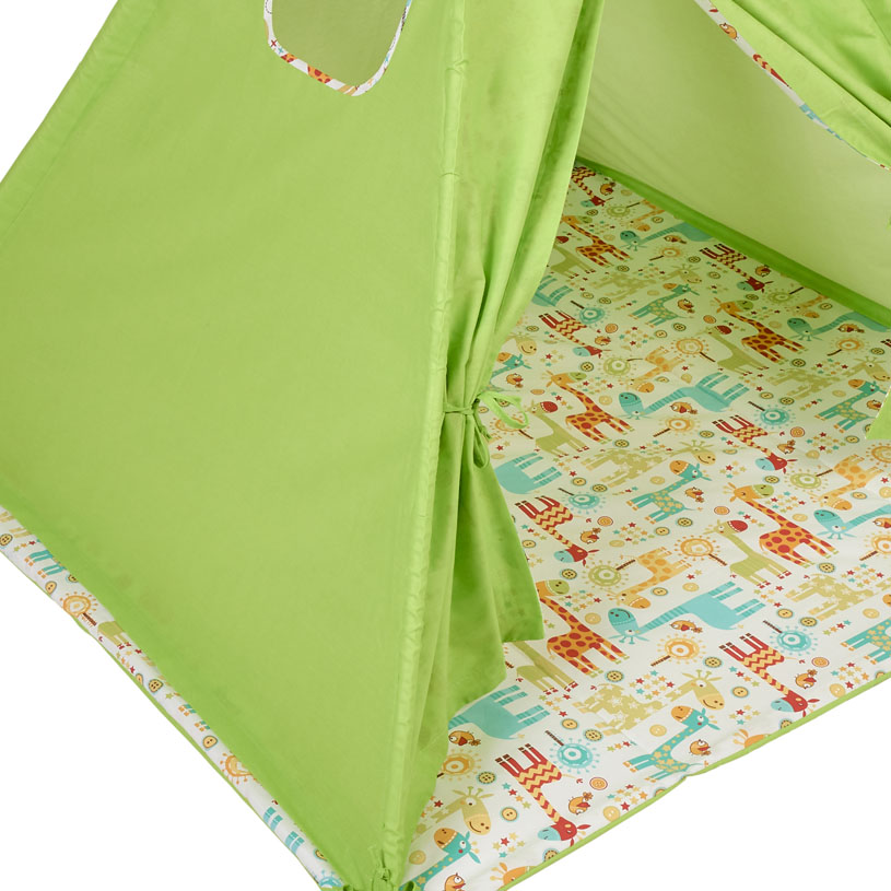 Палатка-вигвам детская Polini kids Жираф, зеленый (Вид 3)
