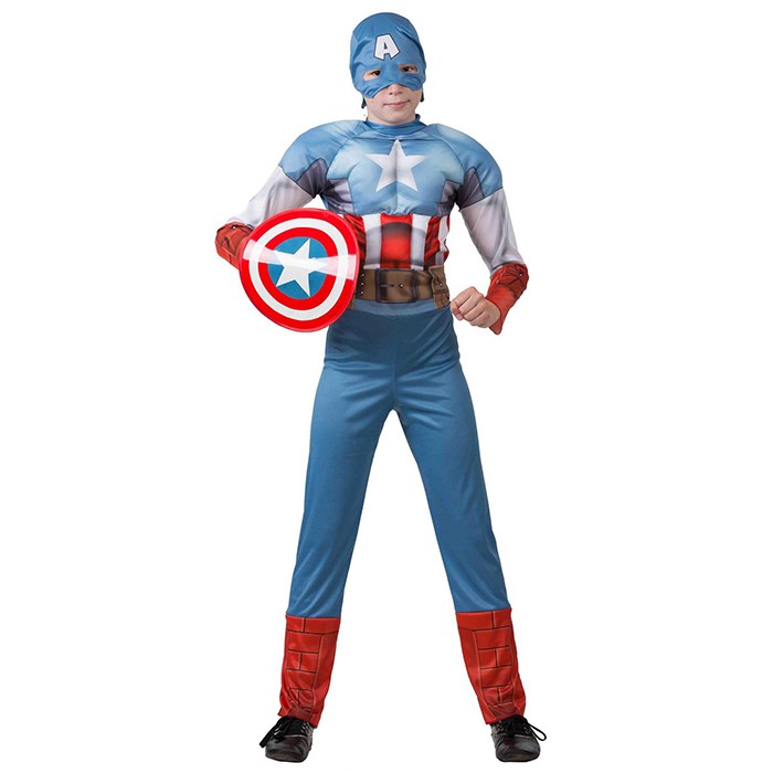 Карн. кост Капитан Америка.Мстители р.128-64 /текстиль/Батик/ (Вид 1)