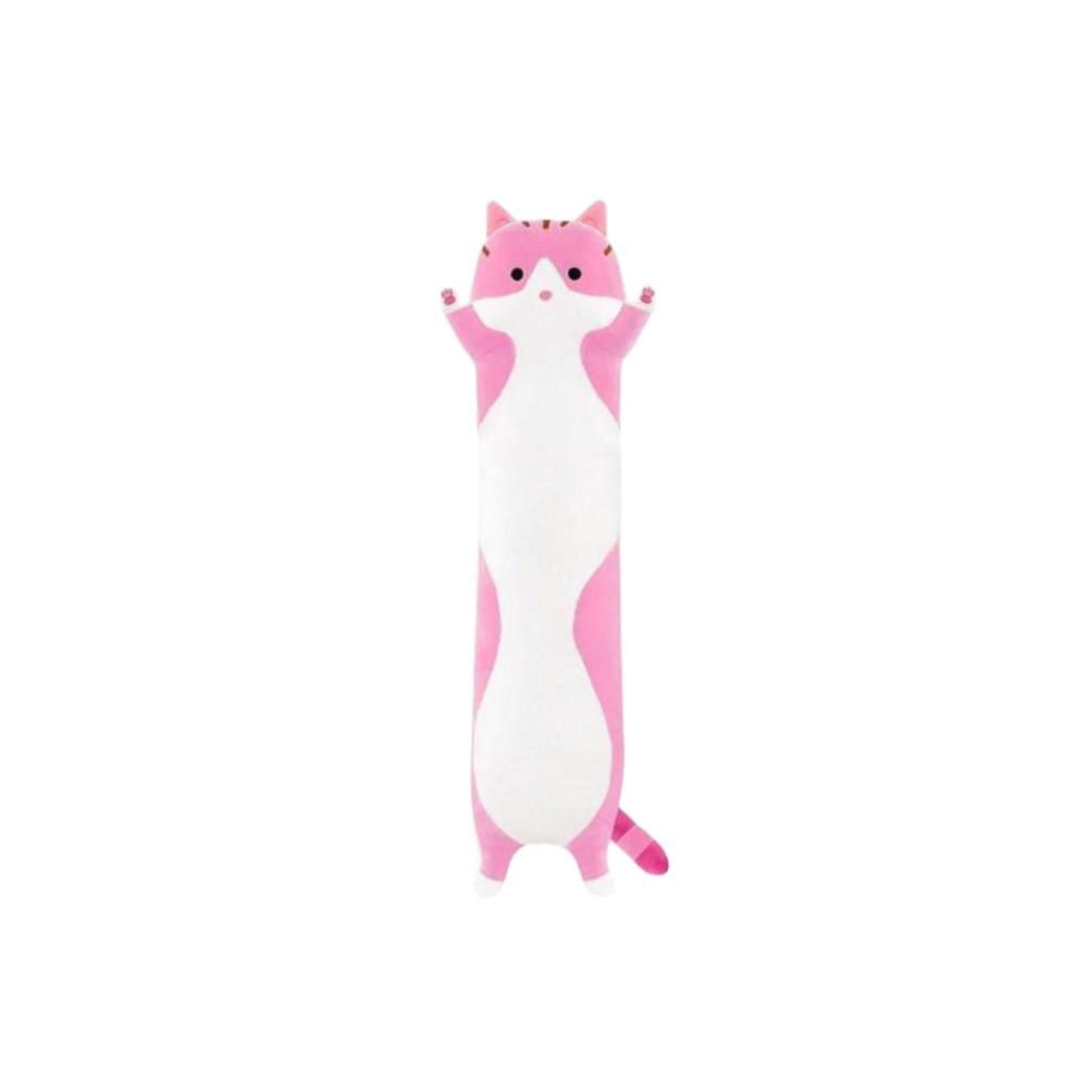 Мягкая игрушка Кот батон 130см розовый