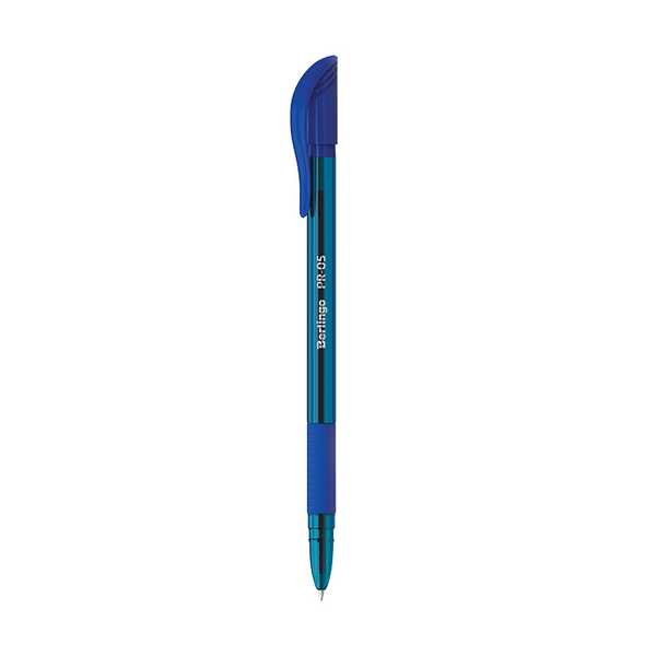 Ручка шариковая Berlingo PR-05 синяя, 0,5мм, грип (Вид 1)
