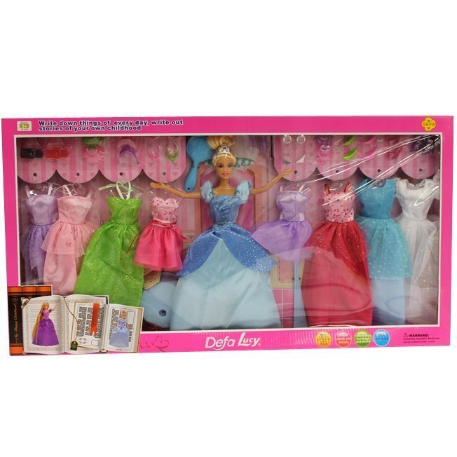 Кукла 8266 с платьями Defa Lucy в кор.