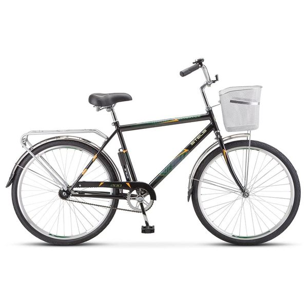 Велосипед Stels Navigator 26 200 Gent Z010 Черный (с корзиной) (LU094044) (19)